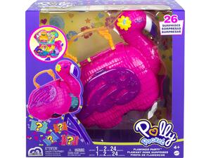 Polly Pocket Flamingo Party Πινιάτα 26 Εκπλήξεις Κούκλες Margot & Friend, Pop and Swap Feature (HGC41)