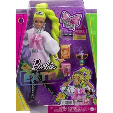 Κούκλα Barbie Extra Neon Green (HDJ44)