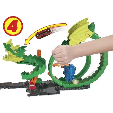 Πίστα Hot Wheels Dragon Drive Fireflight Mattel (HDP03)