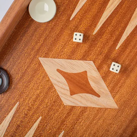 Τάβλι παραδοσιακό χειροποίητο μαρκετερί 48x26cm μαόνι με Δρυς γλώσσες (ΡΡ1) TM1M