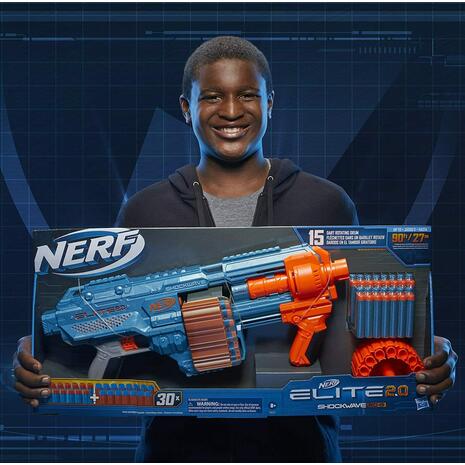 Εκτοξευτής Nerf Elite 2.0 Shockwave RD-15 (E9527)