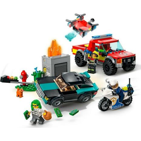 Lego City: Fire Rescue Police Chase (60319)