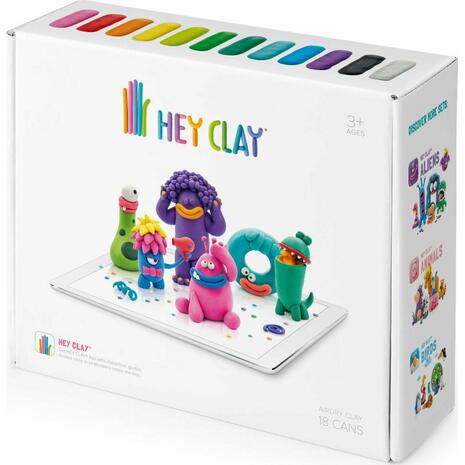 Hey Clay Claymates Τερατάκια Πολύχρωμος Πηλός (440004)