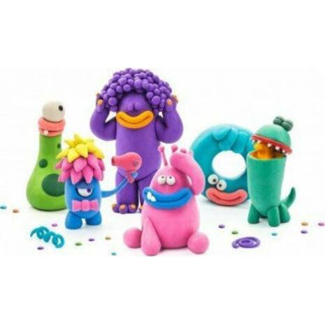 Hey Clay Claymates Τερατάκια Πολύχρωμος Πηλός (440004)