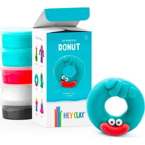 Hey Clay Claymates Monsters Donut Πολύχρωμος Πηλός (440018)
