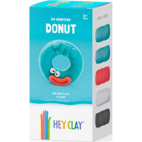 Hey Clay Claymates Monsters Donut Πολύχρωμος Πηλός (440018)