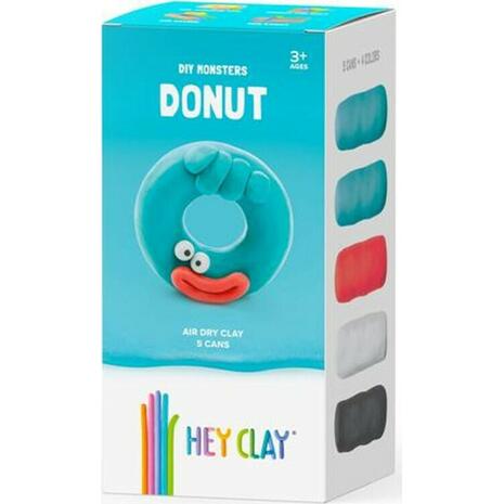 Hey Clay Claymates Monsters Donut Πολύχρωμος Πηλός (440018)