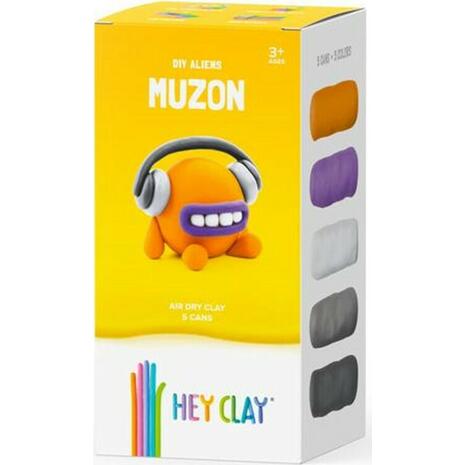 Hey Clay Claymates Aliens Muzon Πολύχρωμος Πηλός (440007)