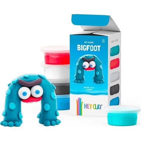 Hey Clay Claymates Aliens Bigfoot Πολύχρωμος Πηλός (440012)