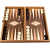 Χειροποίητο Τάβλι-Σκάκι Manopoulos με εκτύπωση κλαδί ελιάς 24x12m (με πιόνια σκακιού PX4+FPL3) (TSX4E)
