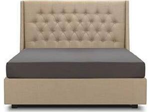 Κρεβάτι Celeste:Μπεζ με αποθηκευτικό χώρο | Entos 172x215x130cm Δέχεται στρώμα 160x200cm