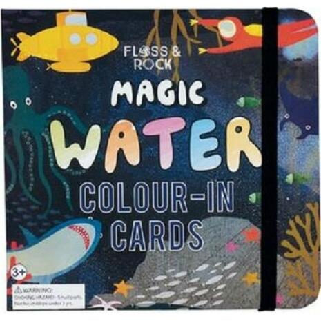 Στυλό νερού και κάρτες χρωματισμού Floss & Rock Θάλασσα (38P3414)