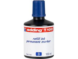 Μελάνι για μαρκαδόρο ανεξίτηλο EDDING Τ-100 100ml μπλε