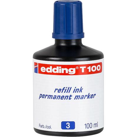 Μελάνι για μαρκαδόρο ανεξίτηλο EDDING Τ-100 100ml μπλε