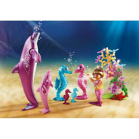 Λαμπάδα Playmobil Magic Γοργόνες στην υποβρύχια παιδική χαρά (70886)