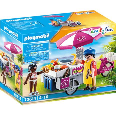 Playmobil Family Fun Crêpe Cart Κρεπερί ποδήλατο (70614)