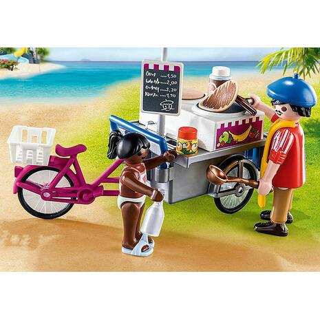 Playmobil Family Fun Crêpe Cart Κρεπερί ποδήλατο (70614)