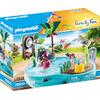 Playmobil Family Fun Small Pool with Water Sprayer Διασκέδαση στην πισίνα (70610)