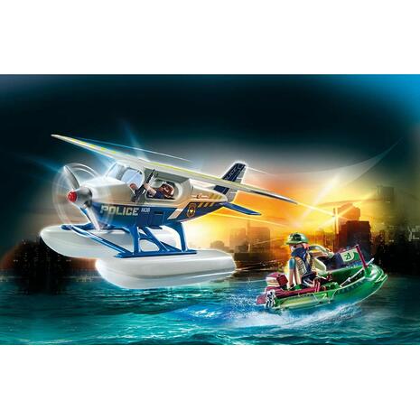 Playmobil City Action Police Seaplane Καταδίωξη λαθρέμπορου από αστυνομικό υδροπλάνο (70779)