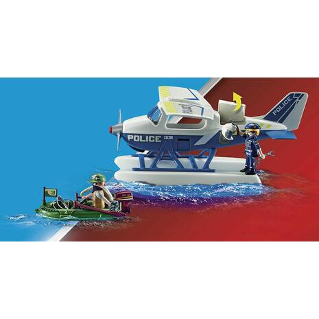 Playmobil City Action Police Seaplane Καταδίωξη λαθρέμπορου από αστυνομικό υδροπλάνο (70779)