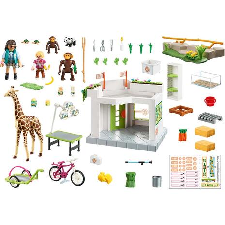 Playmobil Family Fun Κτηνιατρείο ζωολογικού κήπου (70900)