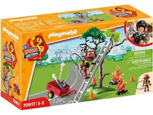 Playmobil Duck on Call Επιχείρηση Πυροσβεστικής: Διάσωση γάτας! (70917)