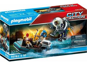 Playmobil City Action Σύλληψη ληστή έργων τέχνης από αστυνομικό jetpack (70782)