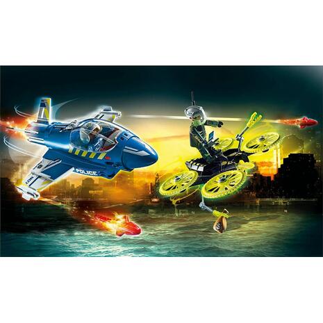 Playmobil City Action Καταδίωξη Drone από αστυνομικό τζετ (70780)