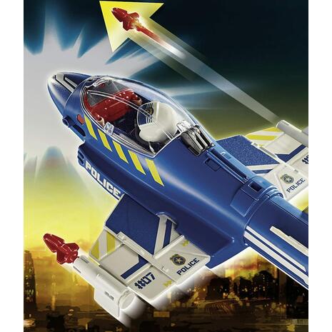 Playmobil City Action Καταδίωξη Drone από αστυνομικό τζετ (70780)