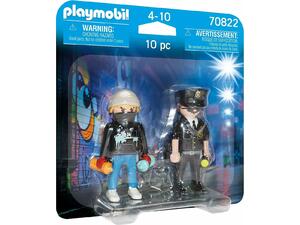 Playmobil Duopack Αστυνομικός και καλλιτέχνης γκράφιτι (70822)