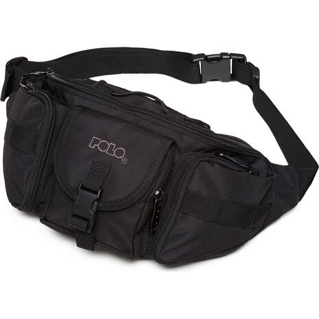 Τσαντάκι μέσης μπανάνα POLO Tactical Black-Μαύρο (9-08-012-02)