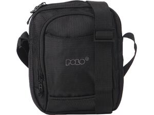 Τσαντάκι ωμού POLO Vertical (M) Black-μαύρο (907071-2000)