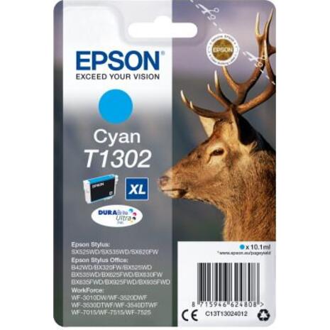 Μελάνι εκτυπωτή EPSON T1302XL Cyan T130240 (Cyan)