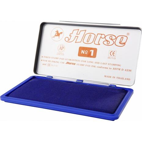 Ταμπόν σφραγίδας Horse Νο1 7,5x15cm μπλε (Μπλε)