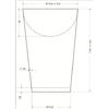 Χάρτινη Συσκευασία Πατάτας 11,4x7,5x5,5cm διάμετρος 7cm