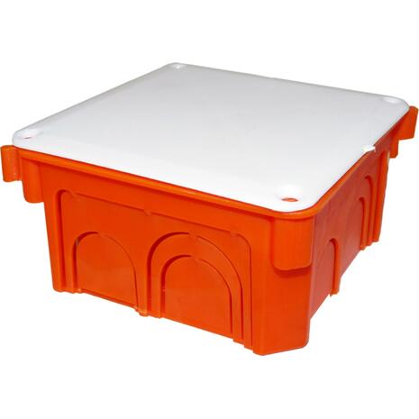 Κουτί διακλάδωσης τετράγωνο Courbi 75x75mm πορτοκαλί (08-21003-075)