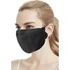 Μάσκα υψηλής προστασίας επίπεδη (Flat) FAMEX FFP2 N95 PFE≥95% μαύρη (1 τεμάχιο)