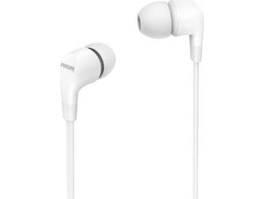 Ακουστικά Handsfree Philips TAE1105 In-ear με Βύσμα 3.5mm Λευκό
