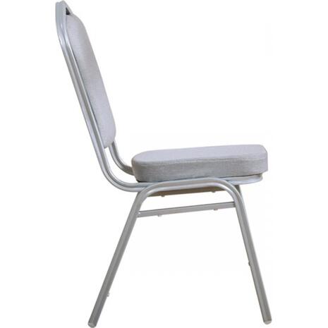 Καρέκλα Hilton Μέταλλο Βαφή Silver, Ύφασμα Γκρι [Ε-00020491] ΕΜ513,8 (1 τεμάχιο) (Γκρι)