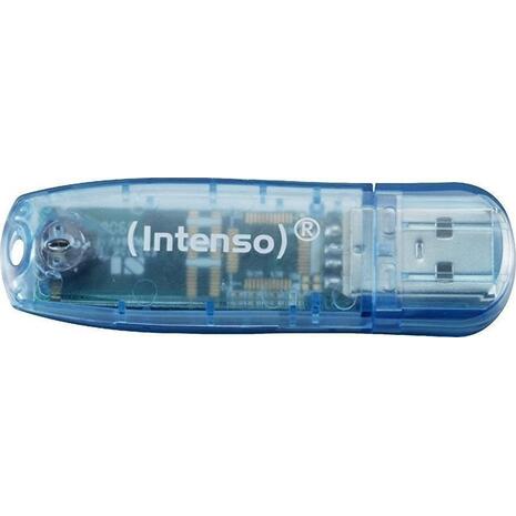 USB 2.0 Stick Intenso Rainbow Line 4GB Μπλε