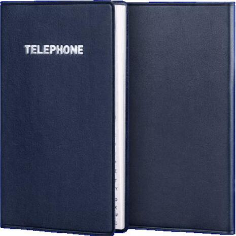 Ευρετήριο τηλεφώνου No 5 8,5x15,5cm μαλακό εξώφυλλο διάφορα χρώματα