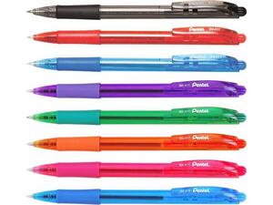 Στυλό διαρκείας Pentel BK417 0.7mm με κουμπί διάφορα χρώματα