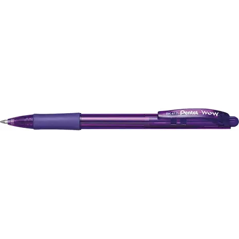 Στυλό διαρκείας Pentel BK417 0.7mm με κουμπί μωβ