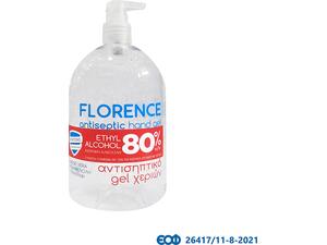 Αντισηπτικό gel χεριών Βιοκτόνο 80% Florence 1000ml