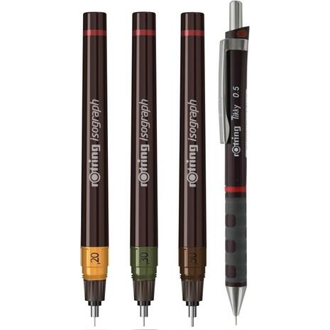 Σετ Ραπιδογράφοι Rotring Isograph Junior set 0.2/0.3/0.5mm (S0699320)