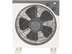 Ανεμιστήρας δαπέδου Box Fan 45W τετράγωνος άσπρο-γκρι Ø30x42x42cm