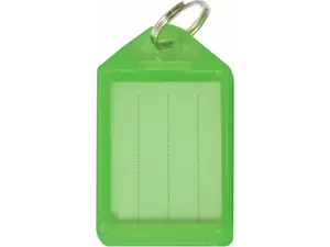 Μπρελόκ κλειδιών πλαστικά 6x4cm πράσινο (1 τεμάχιο)