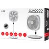 Ανεμιστήρας Ορθοστάτης Life Scirocco 2 σε 1 20W Φ30cm με τηλεχειριστήριο (221-0207)