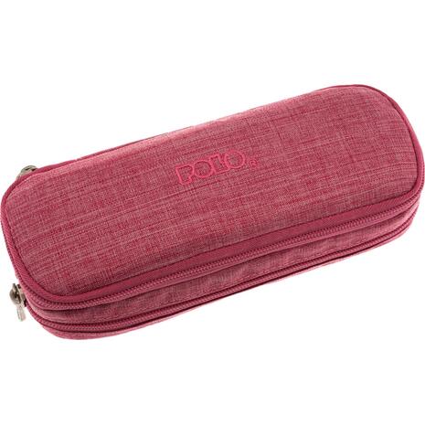 Κασετίνα οβάλ POLO Duo Box Jean Vivid Pink - Έντονο ροζ (9-37-004-4000)