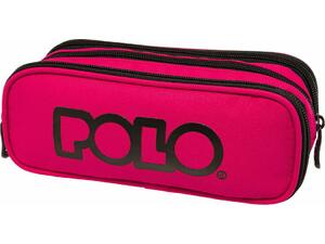 Κασετίνα οβάλ POLO Triple Fuchsia - Φούξια (9-37-005-4400)